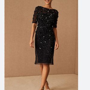 Adrianna Papell  Petaluma Sequin Dress NAVY, size 4